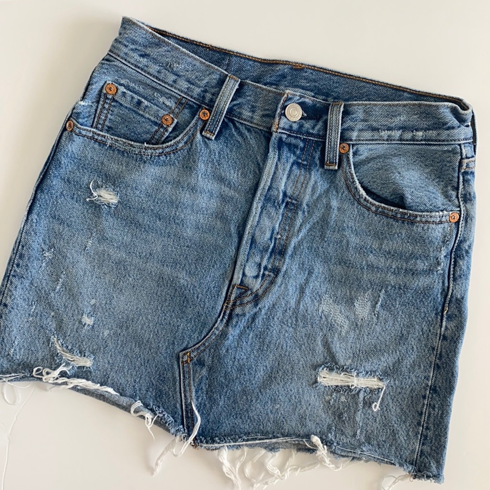 Levi Denim Mini Skirt